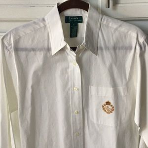 Ralph Lauren button down long sleeve shirt size 6